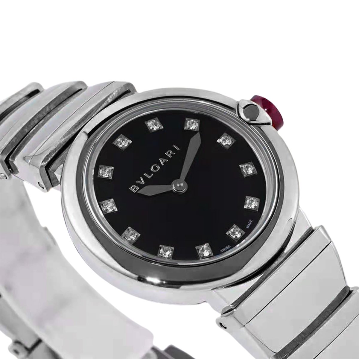 Lvcea Black Dial in Steel